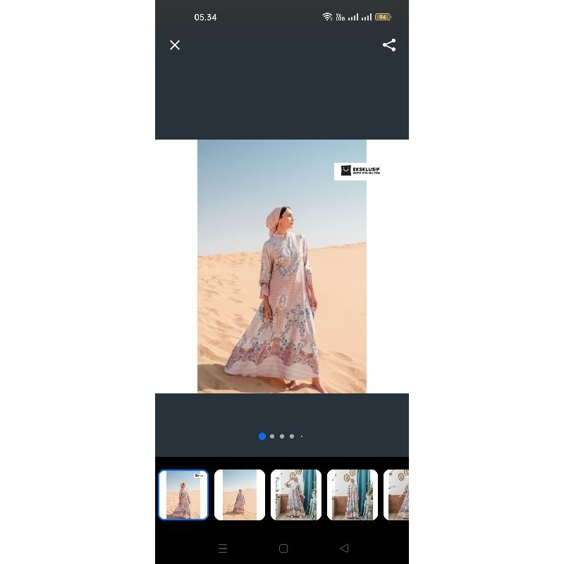 p♥️ arunika dress jumbo HEAVEN LIGHTS HL BLUSH XXL gamis jumbo gamis heaven lights gamis hl