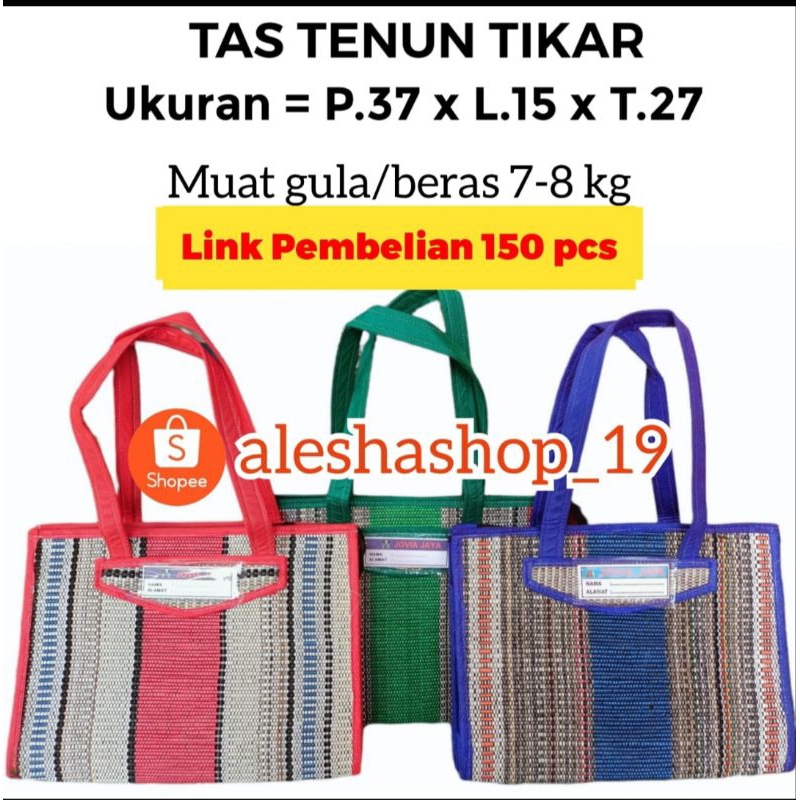 Tas tenun tikar / tas hajatan murah 150pcs