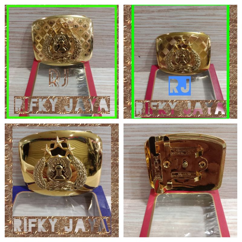 Bangkol Kopel/Kepala Kopel/Kepala sabuk. Polri