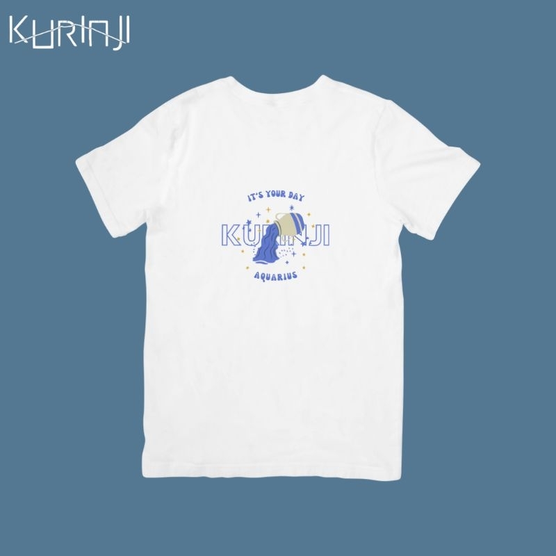 KURINJI Zodiak : Aquarius - Oversize T-Shirt