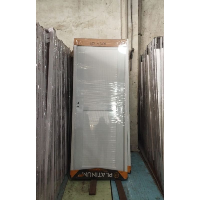 pintu upvc platinum se 80*200 set kusen