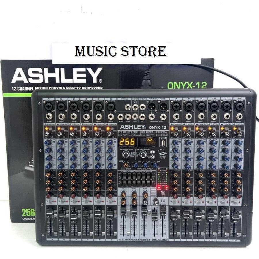 Mixer Audio Ashley ONYX 12 Original 12 Channel Bluetooth