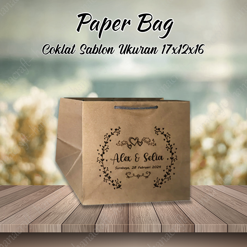 

Paper bag donat free sablon