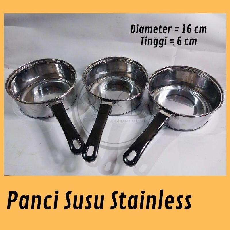Panci gagang stainless/Panci gagang susu murah