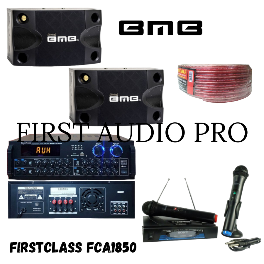 Paket karaoke bmb cs252v + ampli Firstclass Fca1850 Original BMB