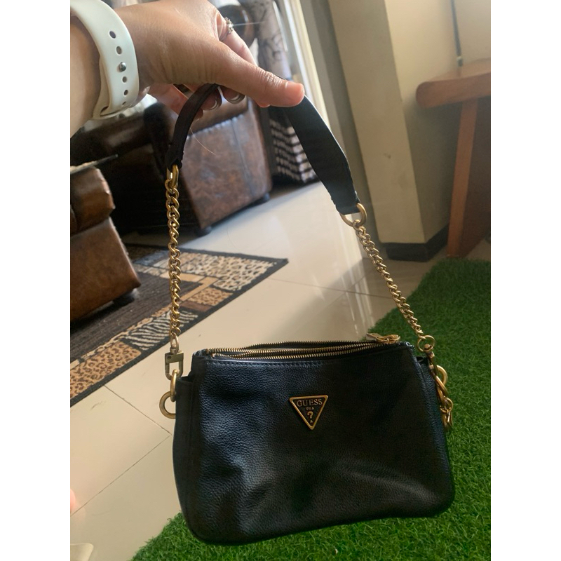 Guess destiny top zip shoulder bag