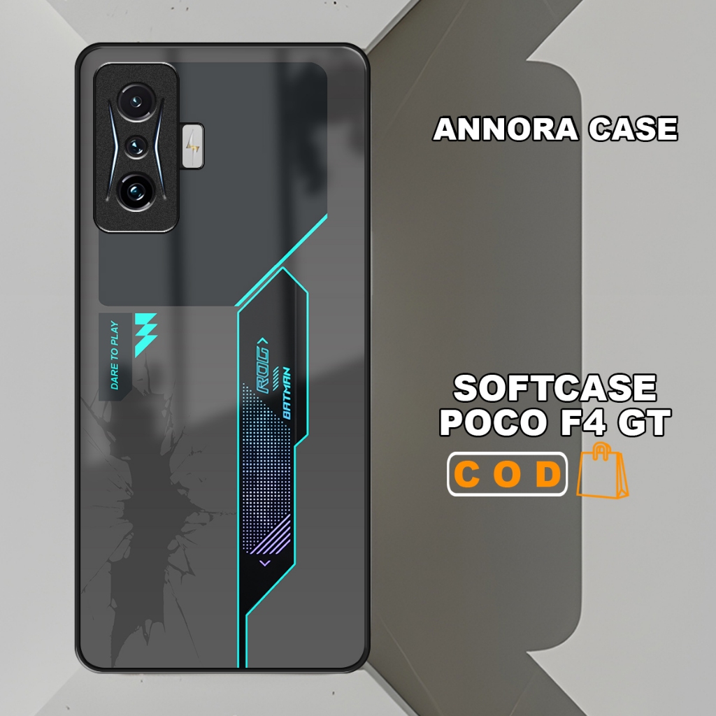 Softcase Gamer Case Pelindung hp Poco F4 / F4 GT Poco M5 Poco M4 Pro Poco C40  Poco M3 Pro 5G Poco X