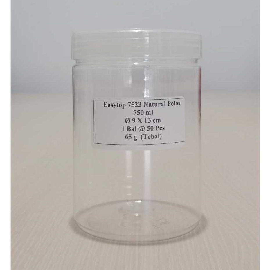 TOPLES TABUNG / CYLINDER JAR PET 750 ML
