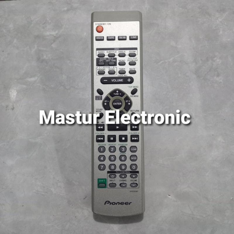 REMOTE REMOT DVD HOME THEATER PIONEER XXD3061 ORIGINAL