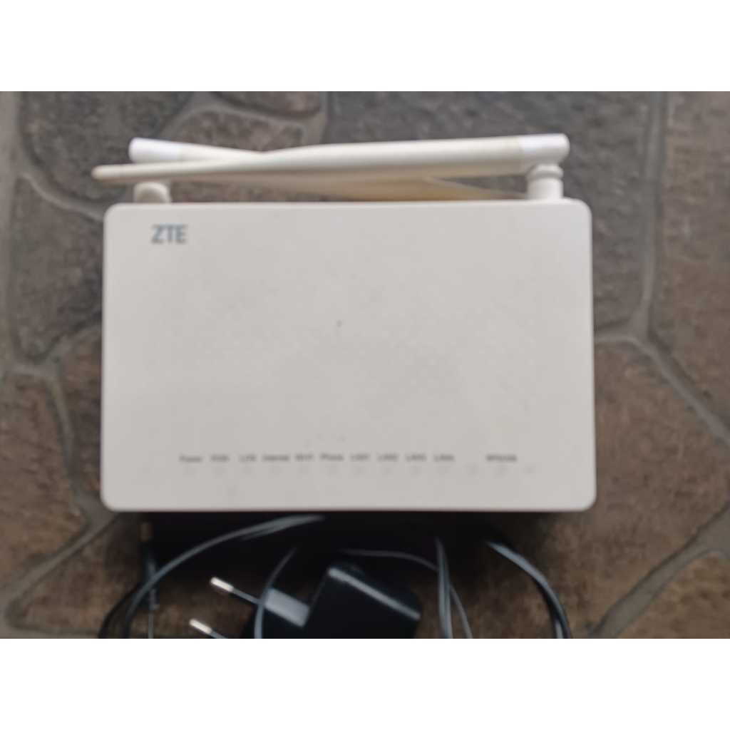 Modem GPON ONT ZTE F609 V2 + Adaptor