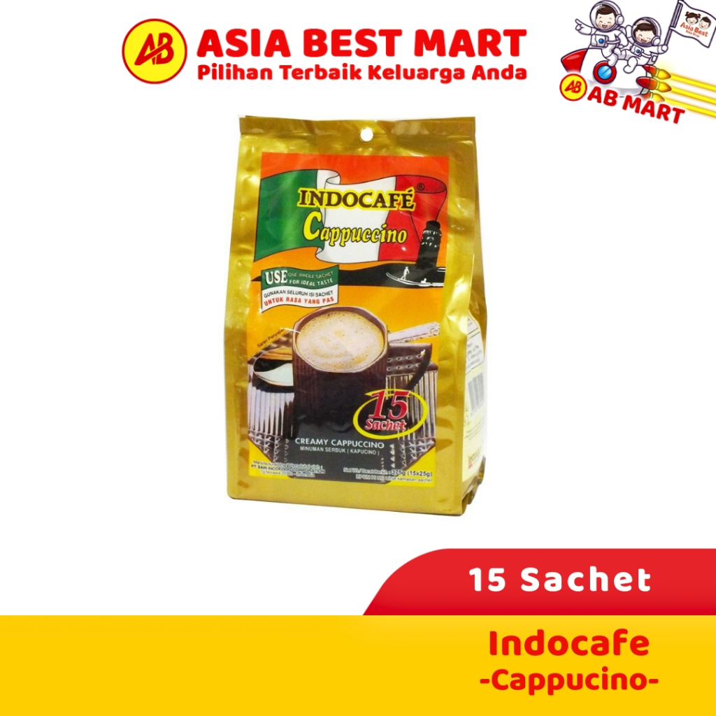 

Indocafe Cappucino 15`S Kopi Instant