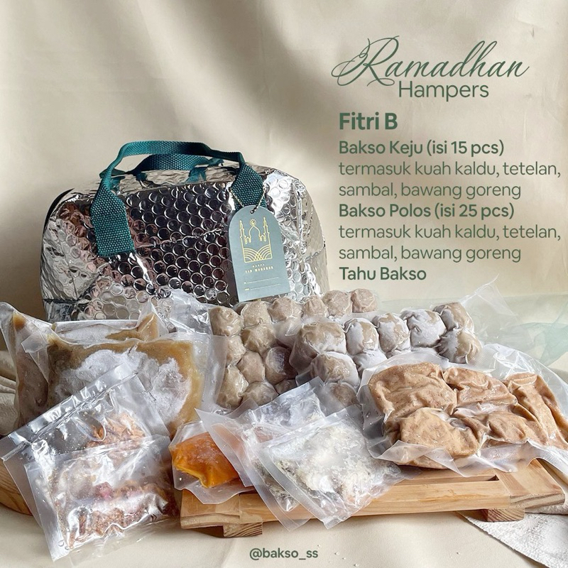 

Hampers Lebaran Parsel Ramadhan Bakso SS Frozen food - Fitri B