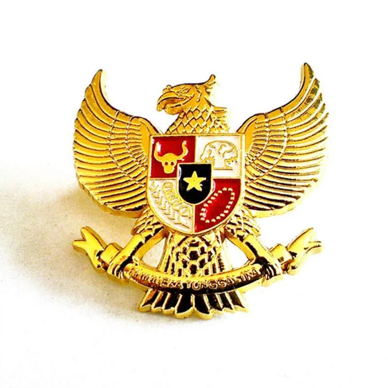 Lencana / Pin / Lencana Peniti Kopri, Garuda, Merah Putih