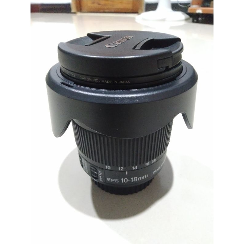 Lensa Canon ultra wide 10-18mm stm