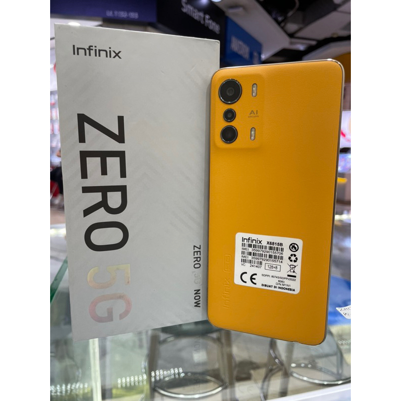 INFINIX ZERO 5g 8/128 SECOND FULLSET
