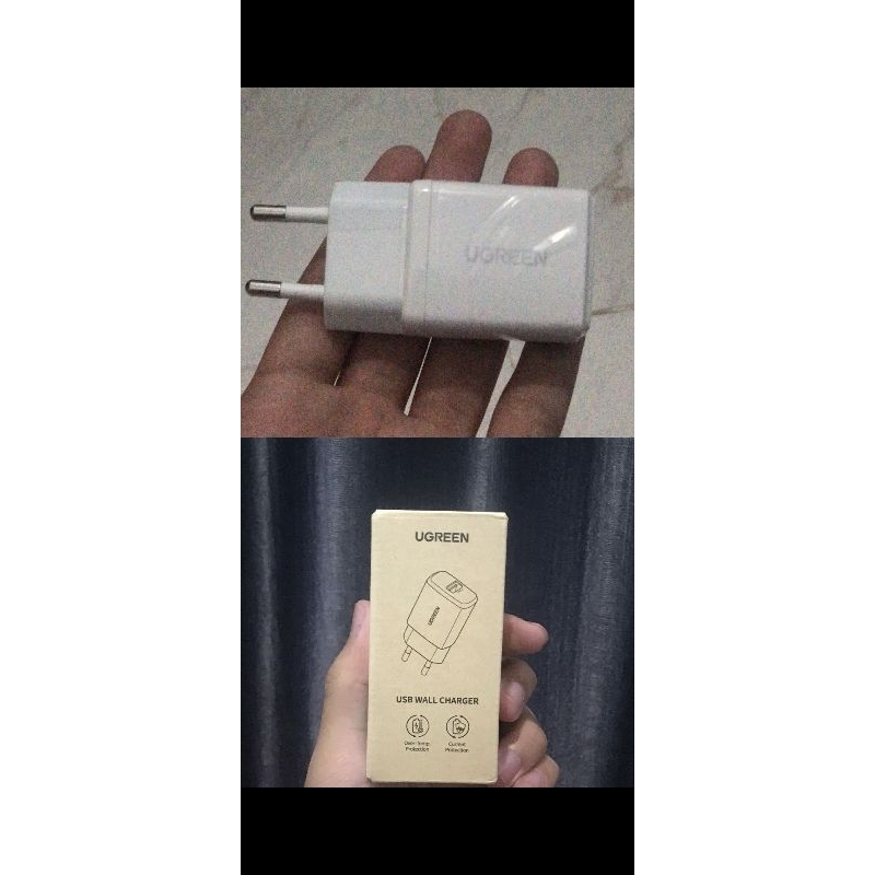 Kepala charger ugreen usb-A | MFi