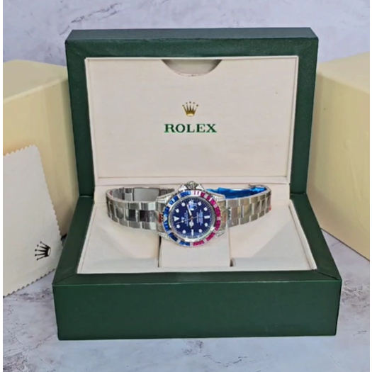 [ Jam Rolex ] JAM TANGAN ROLEX SUBMARINER PRIA WANITA - Jam Tangan Rolex Fashion Tali Rantai Stainle