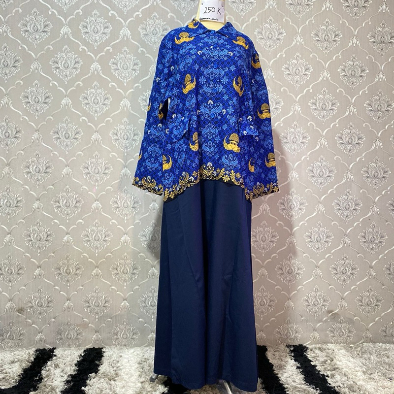 Batik Korpri PNS ASN Wanita Merk hijab Alila