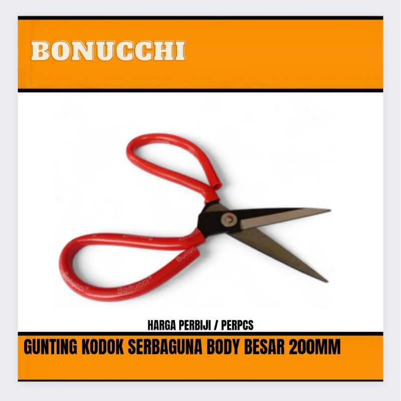 

Gunting Kodok Gunting SerbaGuna 200mm BONUCCI