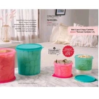 Crispy Canister tupperware 5liter
