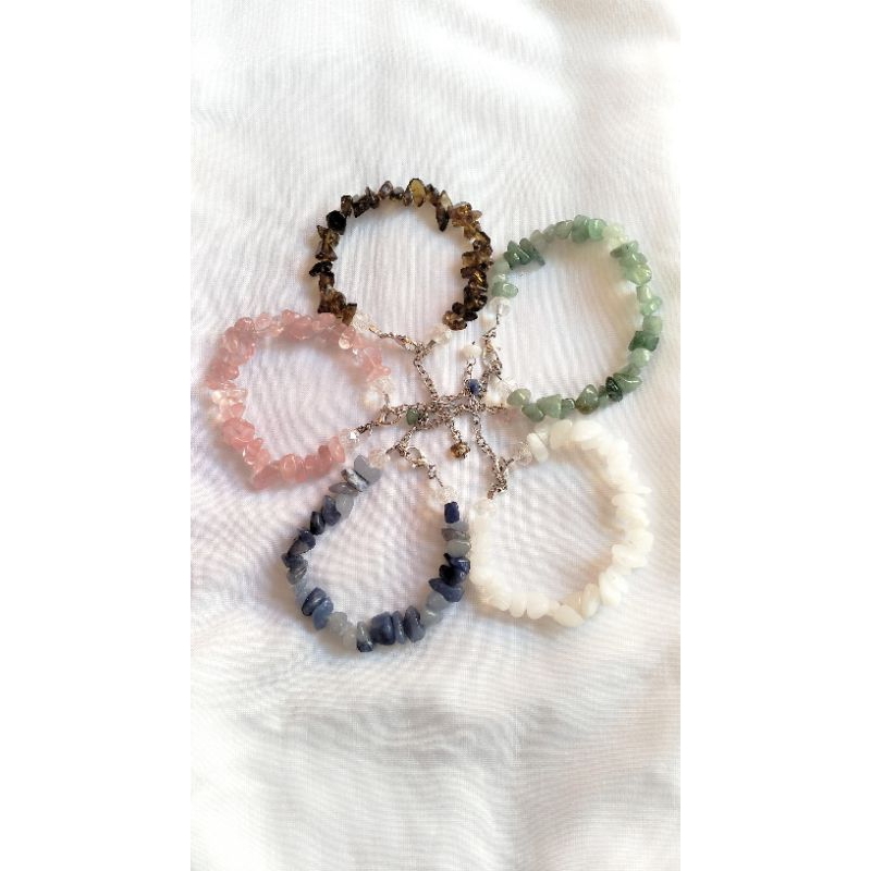 Stone Bracelet/Gelang Batu Alam Asli/ Gelang Batu Wanita/ Gelang Batu Akik/ Gelang Etnik Wanita/ Gel