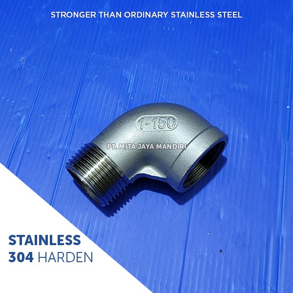 Street Elbow Knee 1" Stainless 304 Siku SS304 Drat Luar Dalam 1 inch
