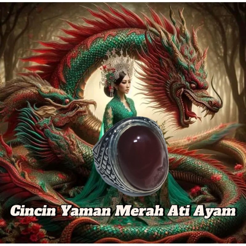 Cincin Yaman Merah Ati Ayam