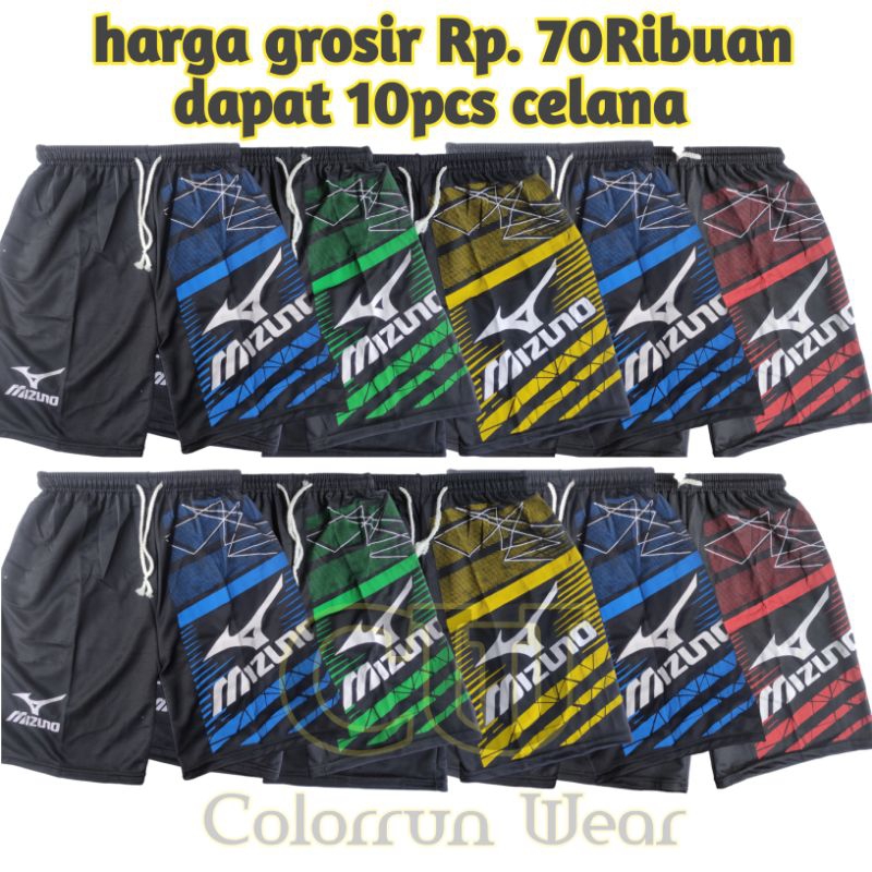 Paket 10pcs Celana Anak Remaja Kolor Pendek Olahraga Unisex Grosiran Setengah Kodi