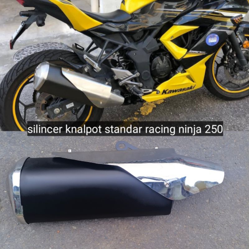 silincer knalpot custom standar racing ninja 250fi karbu r25 mt25 cbr 250 rr