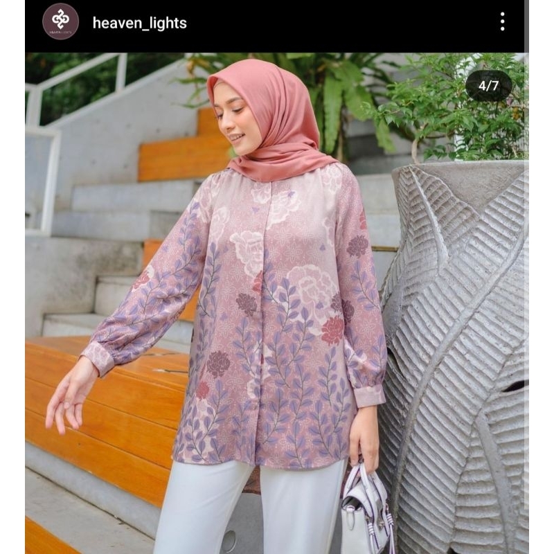 preloved heaven lights caramma blouse