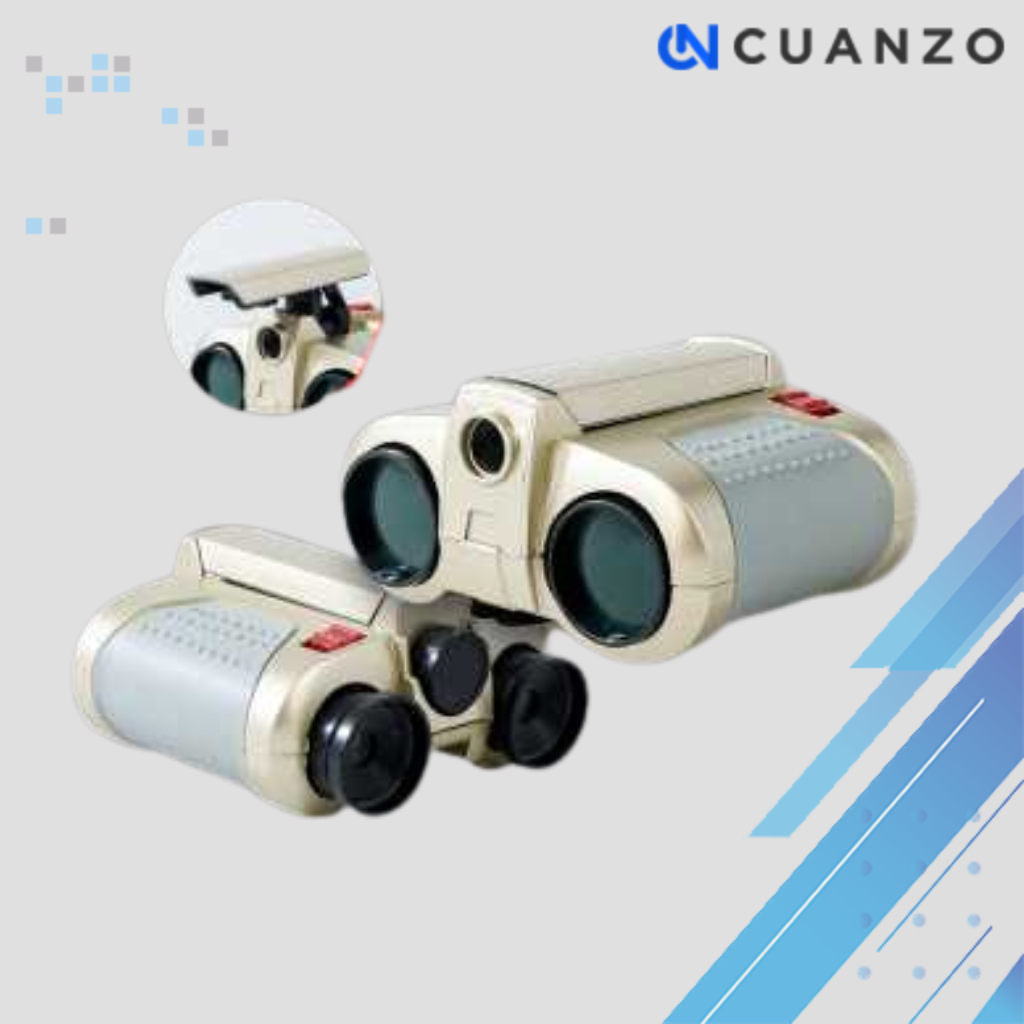 Teropong Binoculars with Senter Pop-Up Light 4 x 30mm / Teropong - Golden / Teropong Bintang Siang M