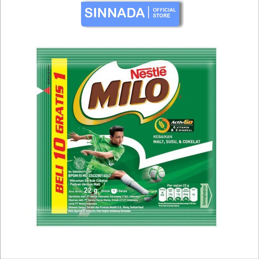 

MILO BUBUK RENTENG - 10 + 1 SACHET