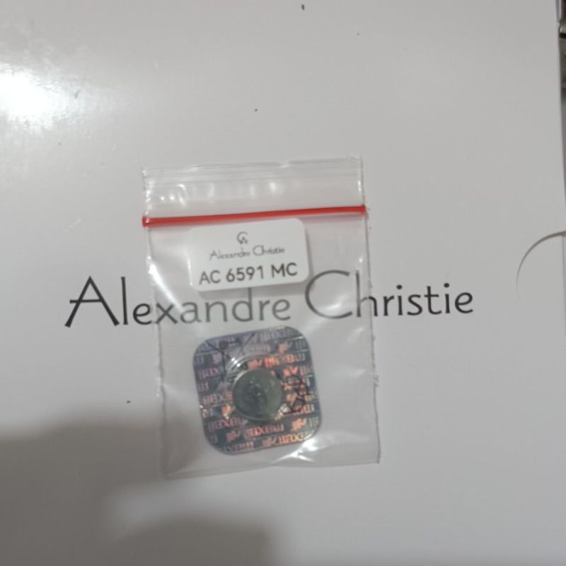 baterai original jam Alexandre christie 6591mc