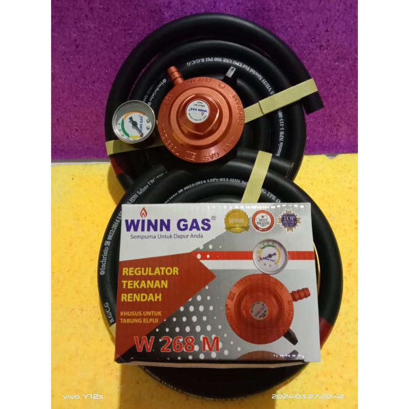 Regulator Otomatis winn gas W268M#Regulator Kompor gas#Regulator pengaman#Regulator anti bocor#selan