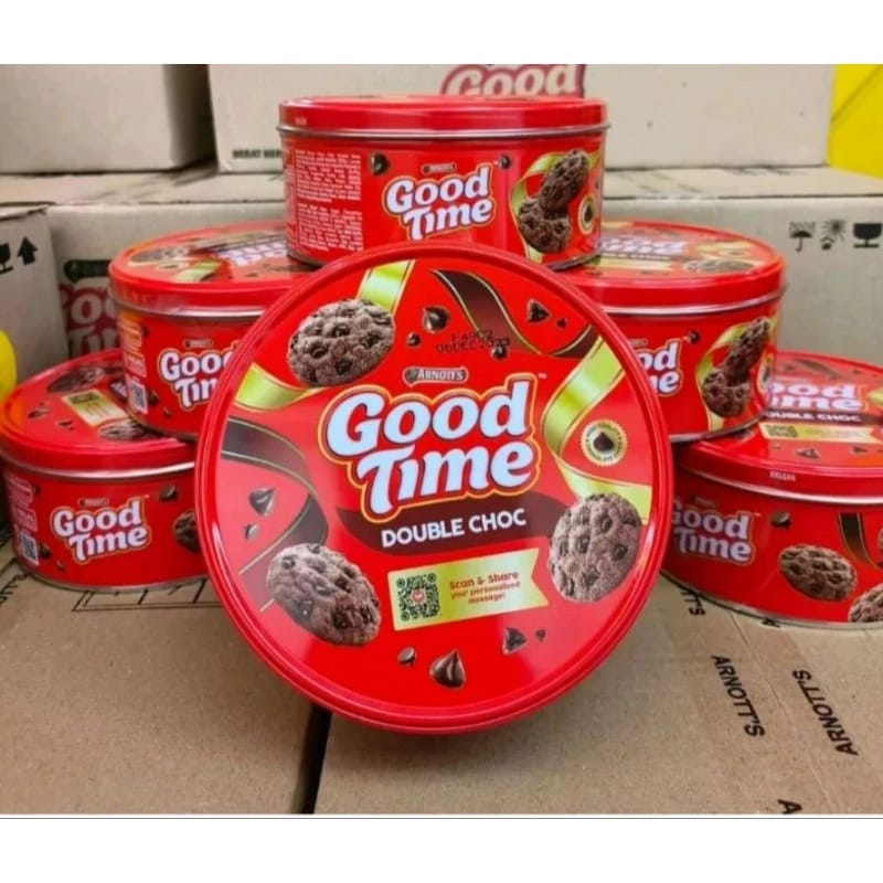 

Good Time Double Choc 12pcs x 26,5gr / Good Time kaleng / Good time 149gram / good time