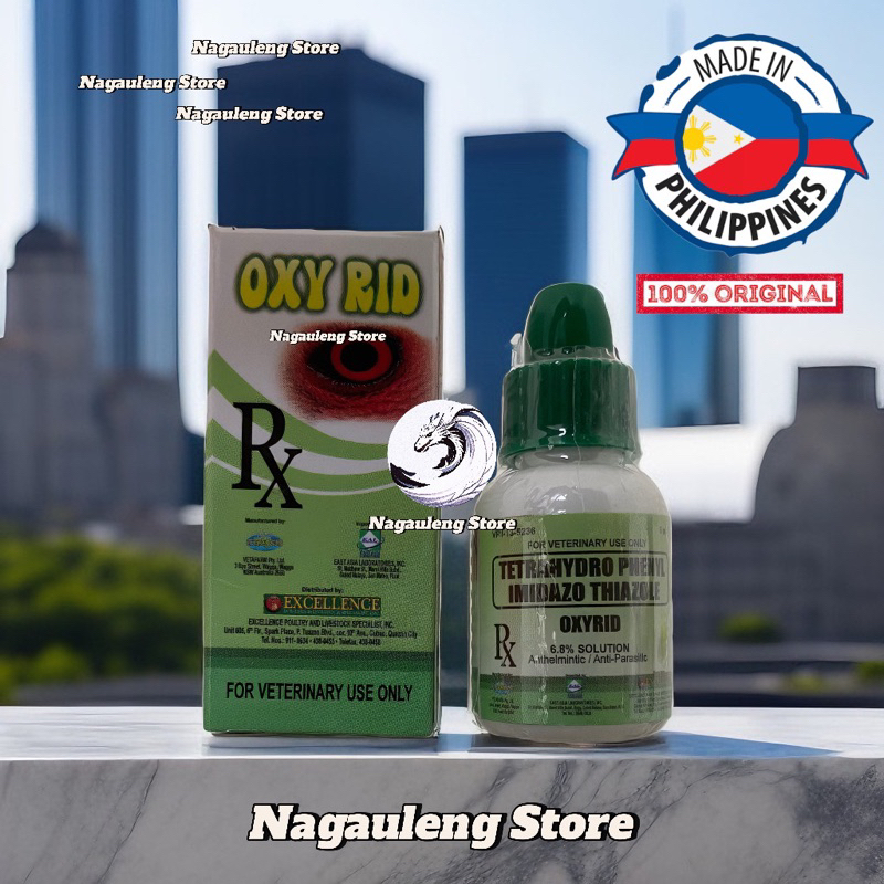 Oxy Rid 5 ml Obat Tetes Mata Ayam Efektif untuk Cacing Mata