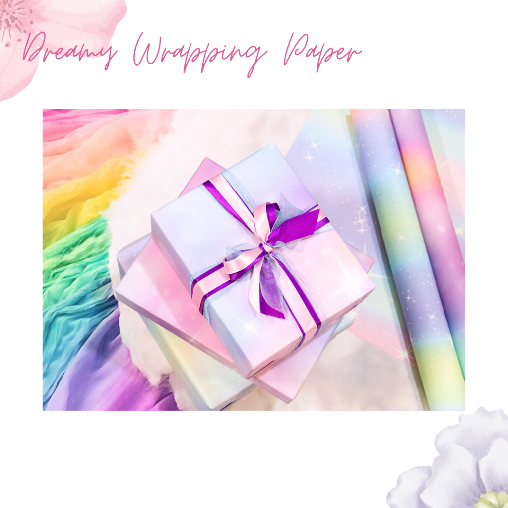 

Wrapping Paper Premium Dreamy Rainbow
