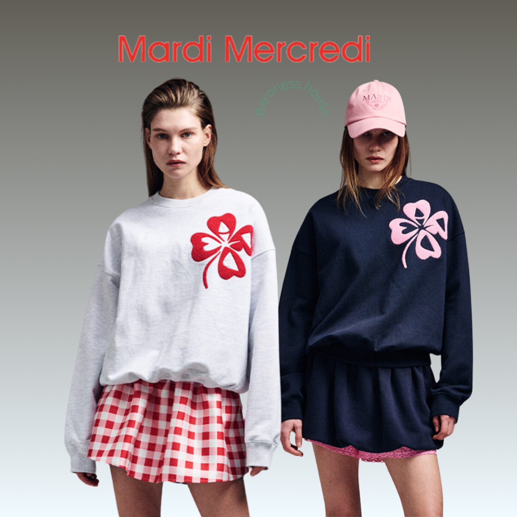 Mardi Mercredi Sweatshirt Clover Mardi Boucle