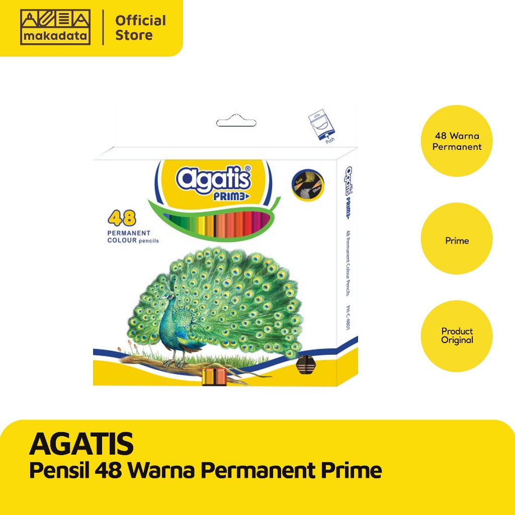 

COLOUR PENCIL / PENSIL WARNA AGATIS PRIME 48 WARNA PANJANG MURAH