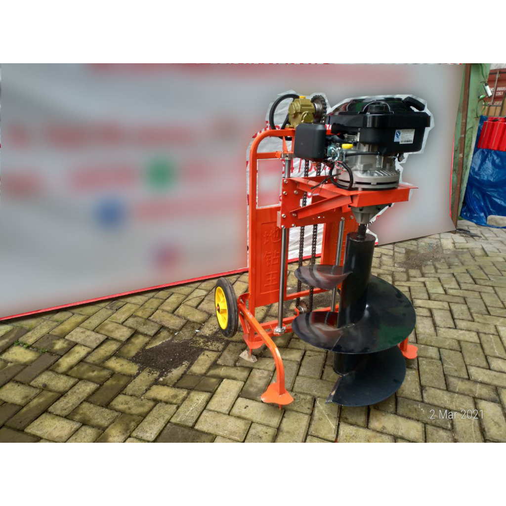 Mesin Bor Tanah untuk Tanam Pohon, Diameter 50 cm (Harga di Deskripsi)
