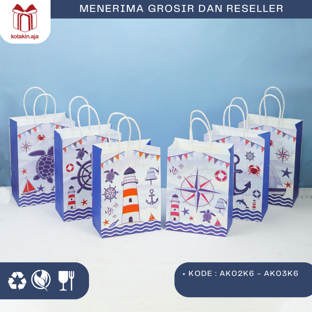 

Paper Bag Kraft / Paper bag Ultah / Paper Bag Kartun / Tas Kado Ultah / Goodiebag Ultah / Paper Bag Motif I AK02K6-AK03K6