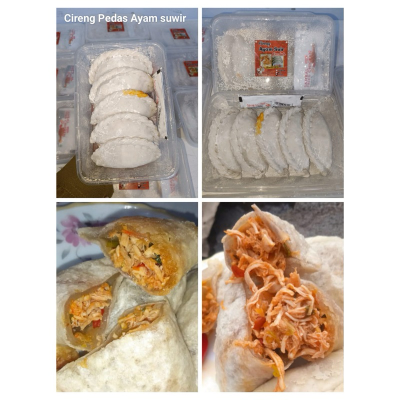 

Cireng pedas ayam suwir