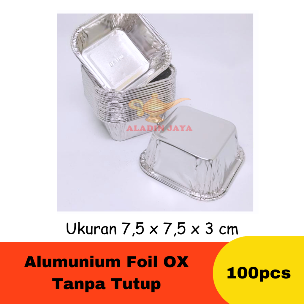 Alumunium Foil OX 100 / King Foil OX 100 isi 100 tanpa Tutup
