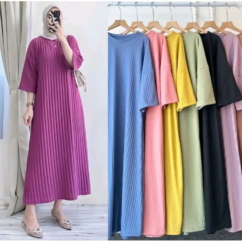 Gamis lucia hornet knite/dress knit/dress hornet knit/gamis knite