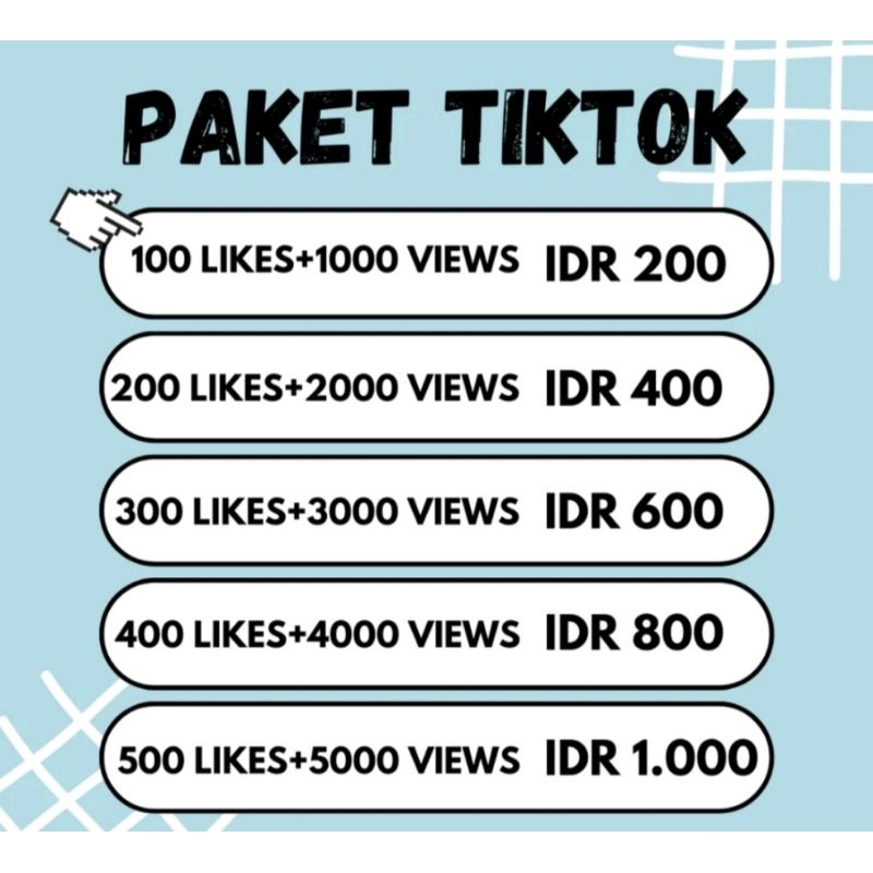 paket fyp tiktok