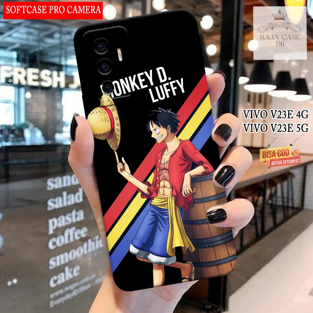 Case Vivo V23e 4G / Vivo V23e 5G Terbaru - Rajacase - casing Hp Vivo V23e - Motif Softcase Anime - P