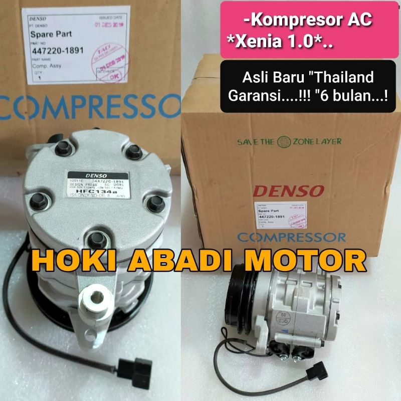 Compresor AC Kompresor AC Daihatsu Xenia 1.0.1000CC Asli Original Denso