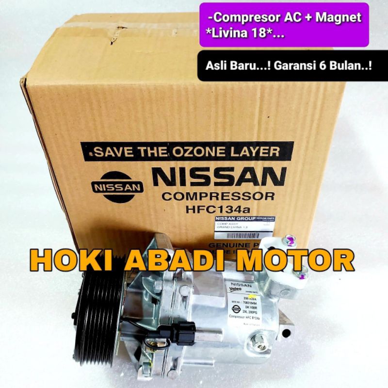 Compresor AC kompresor AC Nissan Livina 1.8 1800CC Asli original Denso