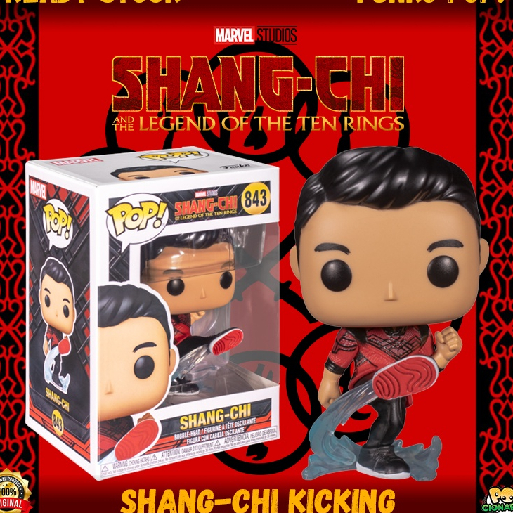 Funko POP Marvel - Shang-Chi - Shang Chi Kicking #843