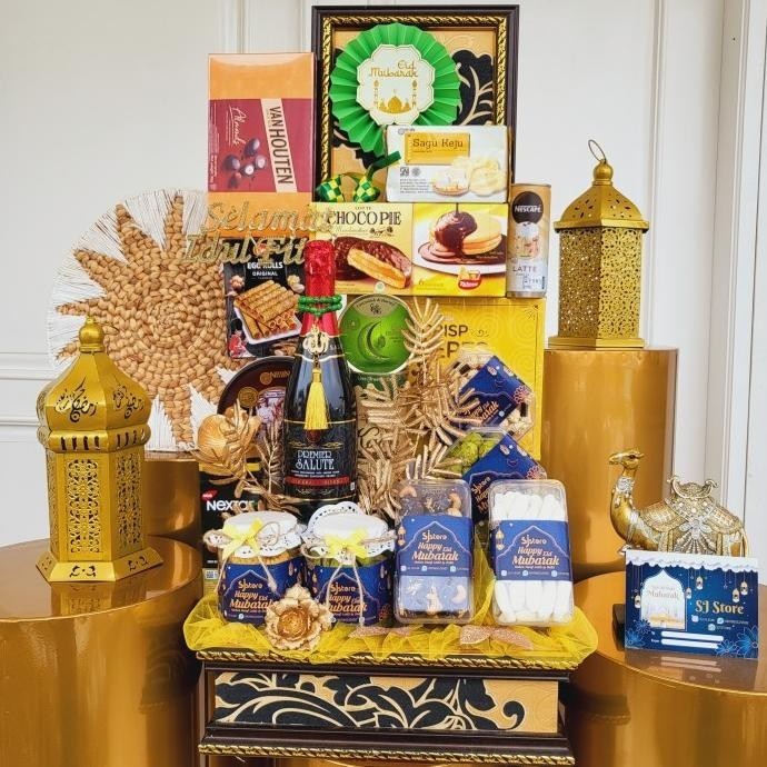 

Paket box hampers lebaran parcel idul fitri ramadhan kue kering 100